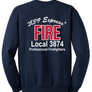 UFFD - IAFF LOCAL 3874 - Hanes® - EcoSmart® Crewneck Sweatshirt