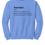 FREEDOM (CJK) - Gildan® Heavy Blend™ Crewneck Sweatshirt (DEFINITION OF FREEDOM)