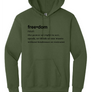 FREEDOM (CJK) - Gildan® Heavy Blend™ Hooded Sweatshirt (DEFINITION OF FREEDOM)