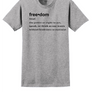 FREEDOM (CJK) - Gildan® Heavy Cotton™ 100% Cotton T-Shirt (DEFINITION OF FREEDOM)