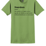 FREEDOM (CJK) - Gildan® Heavy Cotton™ 100% Cotton T-Shirt (DEFINITION OF FREEDOM)