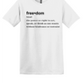 FREEDOM (CJK) - Gildan® Heavy Cotton™ 100% Cotton T-Shirt (DEFINITION OF FREEDOM)