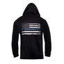 NJWLE - Thin Blue Line Concealed Carry ZIPPERED Hoodie - Black