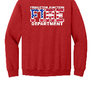 PJFD - Gildan® DryBlend® Crewneck Sweatshirt (PJFD flag with full text)