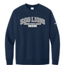 SGGCC - Nike Club Fleece Sleeve Swoosh Crew (Cheer Mom)