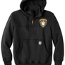 TRP - Carhartt ® Rain Defender ® Paxton Heavyweight Hooded Zip Mock Sweatshirt (POLICE)