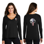 HER DISTRICT MADE® DRAPEY SKULL LONG SLEEVE TEE