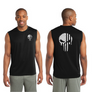 SKULL SLEEVELESS COMPETITOR TEE