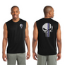 SKULL SLEEVELESS COMPETITOR TEE