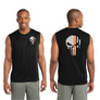 SKULL SLEEVELESS COMPETITOR TEE