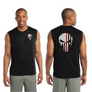 SKULL SLEEVELESS COMPETITOR TEE