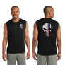 SKULL SLEEVELESS COMPETITOR TEE