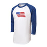 American Flag Baseball Tee