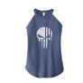 Blue Line Skull Rocker Tank