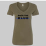 Women’s “Back The Blue” V-Neck