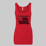 Women’s “I Stand” Spandex Jersey Tank
