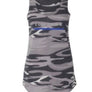 Gray Camo Ladies Racerback Tank