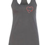 Healthcare Stethoscope / Heart Racerback Tank Top