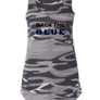 Gray Camo Ladies Racerback Tank