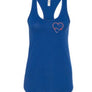 Healthcare Stethoscope / Heart Racerback Tank Top