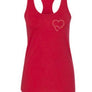 Healthcare Stethoscope / Heart Racerback Tank Top
