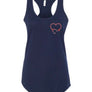 Healthcare Stethoscope / Heart Racerback Tank Top