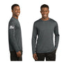 Moisture Wicking Long Sleeve Heather Contender Tee - Flag