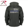 Concealed Carry Hoodie - Blue Line Flag
