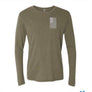 Triblend Long Sleeve “Gray Flag” cre Neck