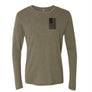 Triblend Long Sleeve “Black Flag” Crew Neck