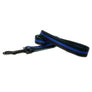 Thin Blue Line Dog Collar and Leash