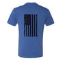Triblend BLUE Line Crewneck