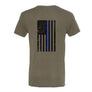 Triblend BLUE Line Crewneck