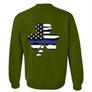 Shamrock Blue Line Crewneck Sweatshirt