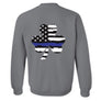Shamrock Blue Line Crewneck Sweatshirt