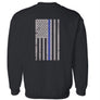Thin BLUE Line Flag Sweatshirt Crewneck