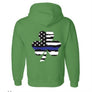 Shamrock Blue Line Hoodie