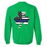 Shamrock Blue Line Crewneck Sweatshirt