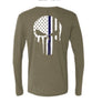 BLUE LINE Skull Long Sleeve