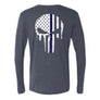 BLUE LINE Skull Long Sleeve