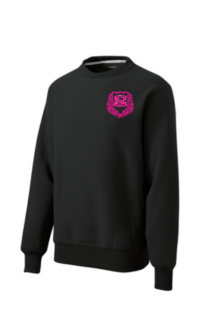 205- Sport-Tek® Super Heavyweight Crewneck Sweatshirt (PINK Embroidered)