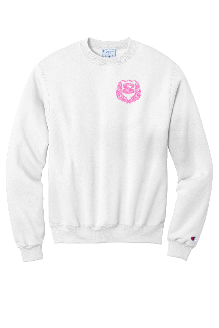 205 - Champion Powerblend Crewneck Sweatshirt (PINK)