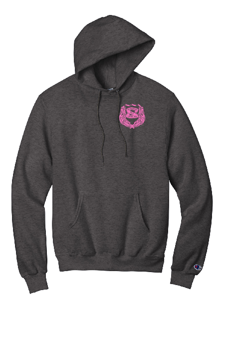 205 - Champion Powerblend Hooded Sweatshirt (PINK)