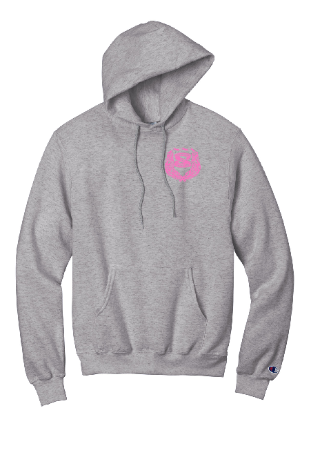 205 - Champion Powerblend Hooded Sweatshirt (PINK)