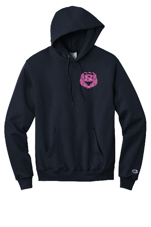 205 - Champion Powerblend Hooded Sweatshirt (PINK)