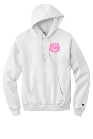 205 - Champion Powerblend Hooded Sweatshirt (PINK)