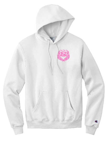 205 - Champion Powerblend Hooded Sweatshirt (PINK)