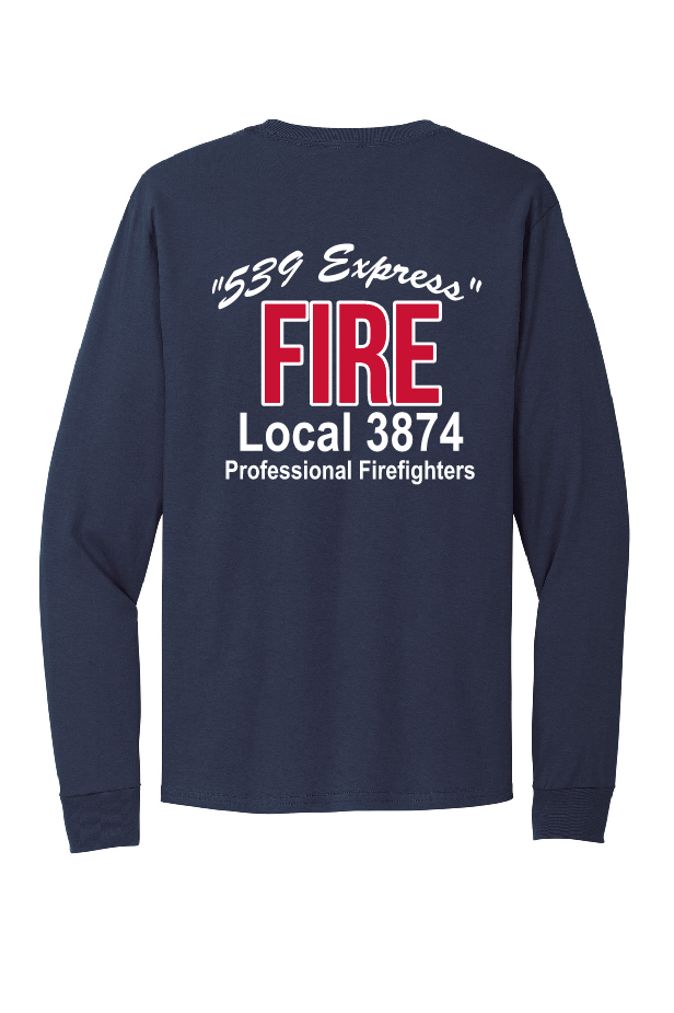 UFFD - IAFF LOCAL 3874 Gildan® - DryBlend® 50 Cotton/50 Poly Long Sleeve T-Shirt