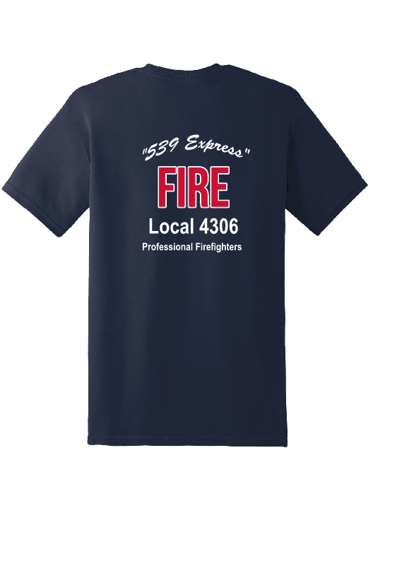 UFFD - IAFF LOCAL 4306 - Hanes® - EcoSmart® 50/50 Cotton/Poly T-Shirt