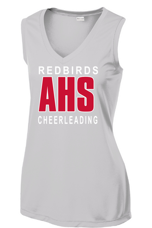 AHS Cheer - Sport-Tek® Ladies Sleeveless PosiCharge® Competitor™ V-Neck Tee